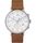 Fairfield Chronograph 41mm Leather Watch Silver-Tone/Tan/White large