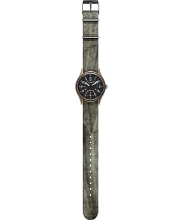 Montre avec bracelet en tissu ArchiveMK1 Aluminum 40&nbsp;mm Vert large