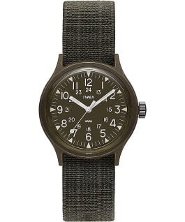 MK1 36mm Resin with Nylon Strap Watch Black/Green large