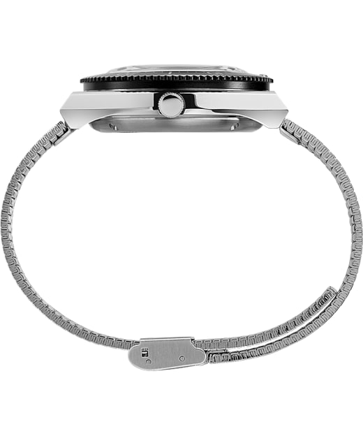 Montre M79&nbsp;Automatic 40&nbsp;mm Bracelet en acier inoxydable Stainless-Steel/Black/Blue large