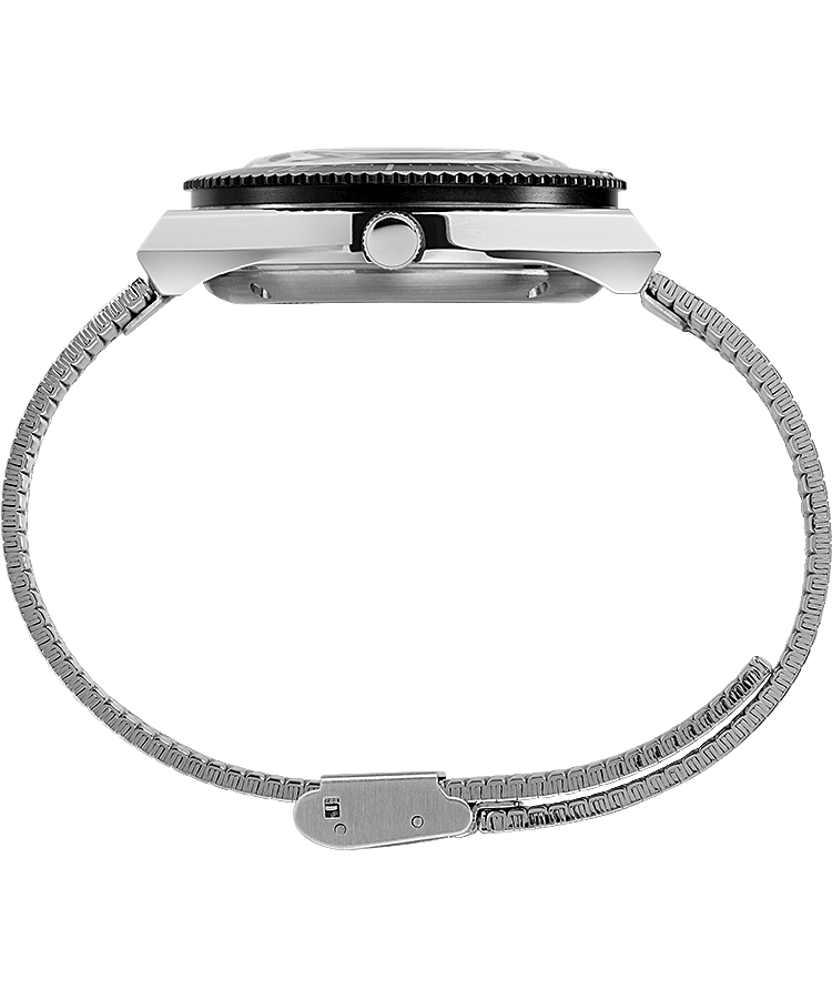 Montre M79&nbsp;Automatic 40&nbsp;mm Bracelet en acier inoxydable Acier inoxydable/Noir/Bleu large