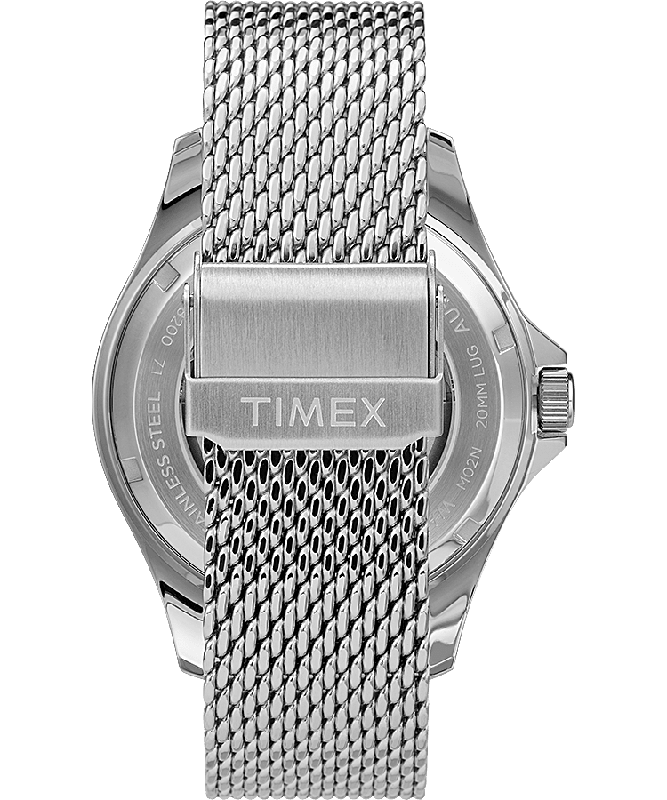 Montre Navi XL&nbsp;Automatic 41&nbsp;mm Bracelet &agrave; milanaise en acier inoxydable Acier inoxydable/Bleu large