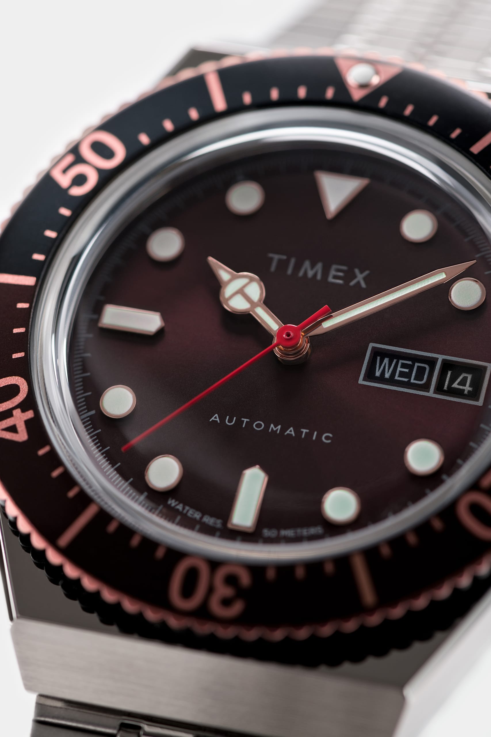 Montre M79&nbsp;Automatic 40&nbsp;mm Bracelet en acier inoxydable Acier inoxydable/Marron large