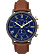 Gris acier/Marron/Bleu