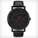Timex Originals Classic Round Black Leather Strap T2N794 T2N794AT 753048398652
